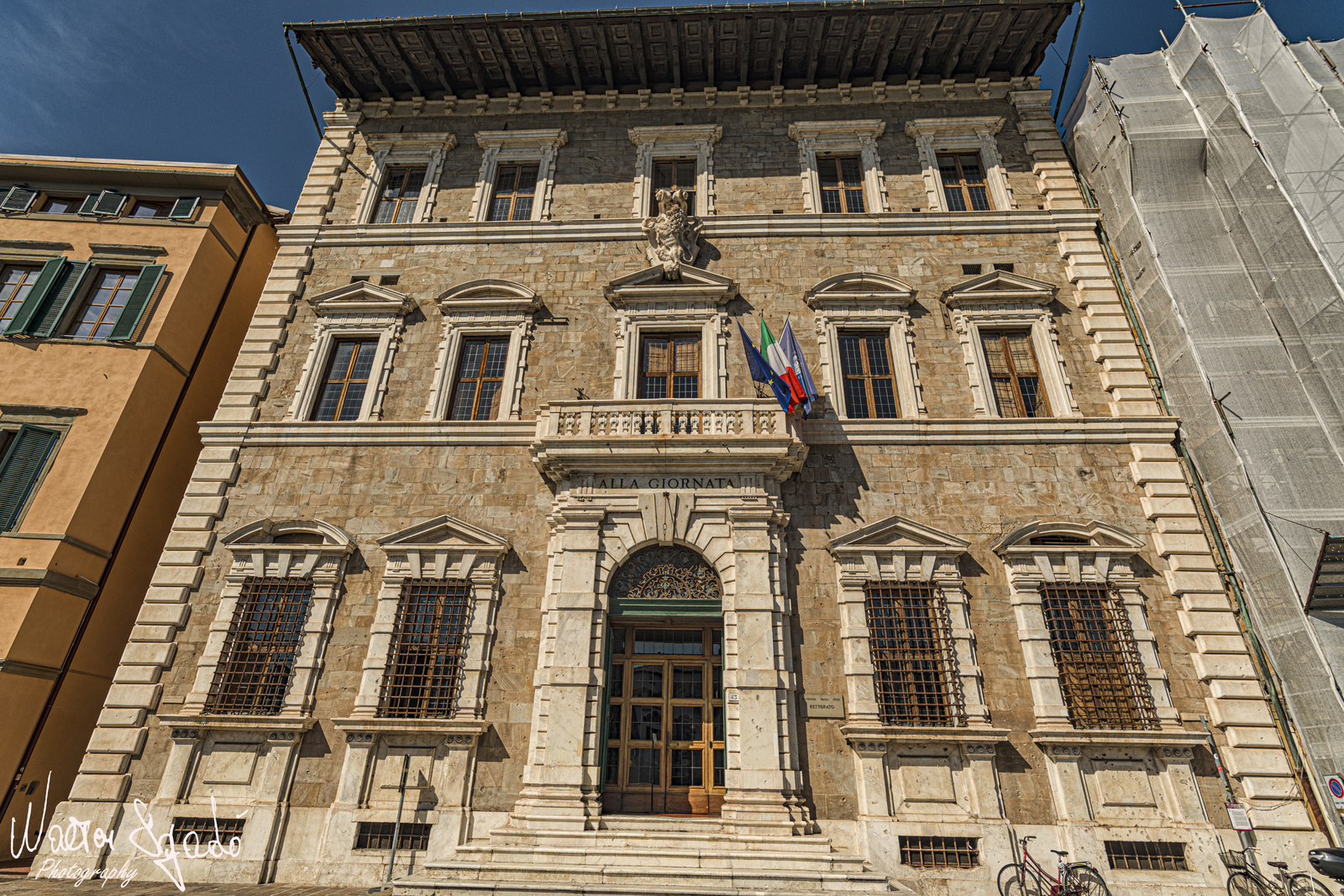 比萨大学 Palazzo alla Giornata 校址外观与入口
